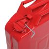 20L US Standard Cold-rolled Plate Petrol Diesel Can Gasoline Bucket with Oil Pipe Red