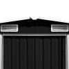 Garden Shed 101.2"x117.3"x70.1" Metal Anthracite