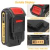 20V Replacement Battery Fit for Dewalt DCB206-2 DCB205