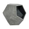 25.98'' Shaped Modern Pet Furniture Cat Kennel Side Table MDF Multi-Purpose Furniture,Cement Gray