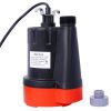 Submersible Water Pump, 1/3HP 2500GPH Thermoplastic Utility Pump Portable Electric Water Pump Sump Pump, With 10 Feet Power Cord.